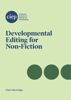 Paperback Developmental Editing for Non-Fiction Book
