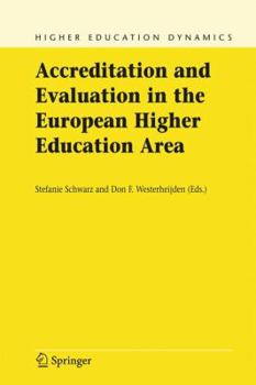 Paperback Accreditation and Evaluation in the European Higher Education Area Book