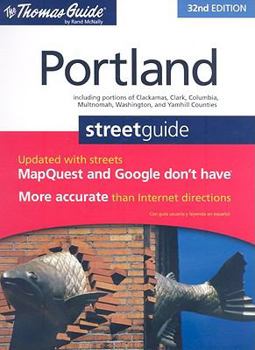 Spiral-bound Thomas Guide Portland Street Guide Book