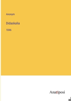 Paperback Didaskalia: 1846 [German] Book