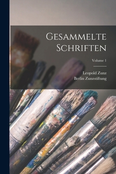 Paperback Gesammelte Schriften; Volume 1 [German] Book