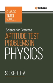Paperback Science For Everyone - Aptitude Test Problem In Physics Book