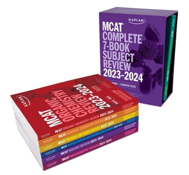 Paperback MCAT Complete 7-Book Subject Review 2023-2024, Set Includes Books, Online Prep, 3 Practice Tests Book