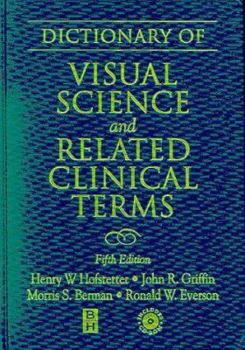 Hardcover Dictionary of Visual Science and Related Clinical Terms [With] Book