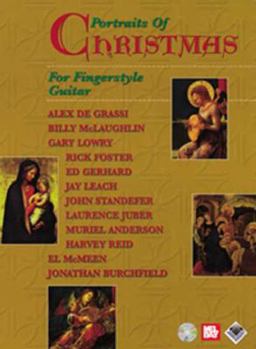 Paperback Portraits of Christmas for Fingerstyle Guitar Book