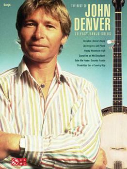 Paperback The Best of John Denver: 20 Easy Banjo Solos Book