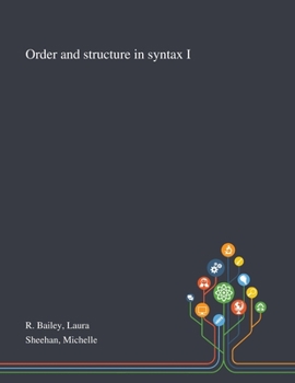 Paperback Order and Structure in Syntax I Book