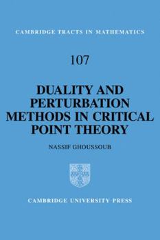Paperback Duality and Perturbation Methods in Critical Point Theory Book