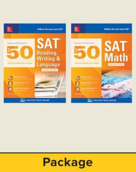 Paperback McGraw-Hill Education Top 50 SAT Skills Savings Bundle, Second Edition Book