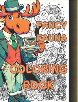 Paperback Fancy Fauna: Coloring Book
