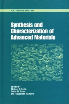 Hardcover Synthesis and Characterization of Advanced Materials Book