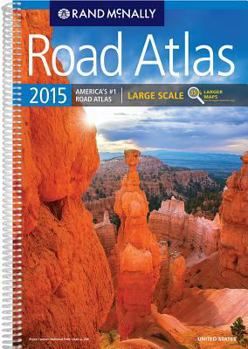Spiral-bound 2015 Road Atlas Large Scale Book