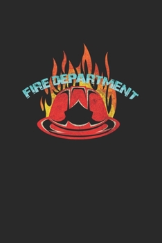 Fire department: 6x9 Fire Department | blank with numbers paper | notebook | notes