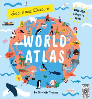 Hardcover Scratch and Learn World Atlas Book
