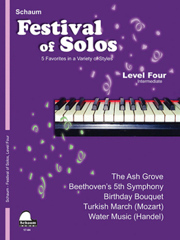 Paperback Festival of Solos: Level 4 Intermediate Level Book