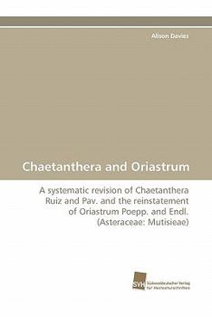 Paperback Chaetanthera and Oriastrum Book