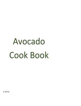 Paperback Avocado Cook Book