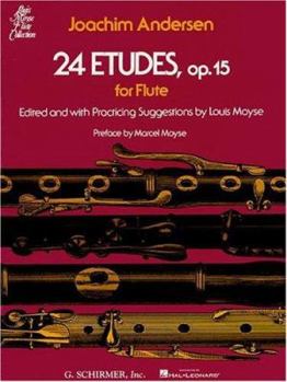 Paperback 24 Etudes of Flutes, Op. 15 Book