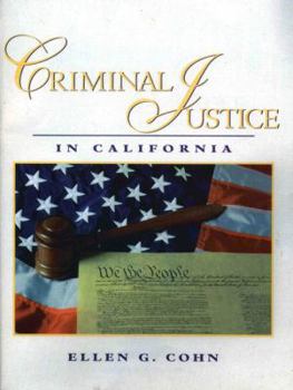 Paperback Criminal Justice in California Book