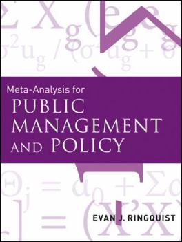 Paperback Meta-Analysis for Public Management and Policy Book