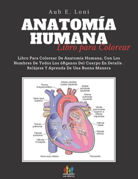Paperback Anatom?a Humana: Libro para Colorear [Spanish] Book