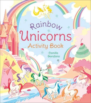 Paperback Rainbow Unicorns Activity Book