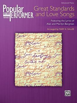 Paperback Popular Performer: Great Standards and Love Songs: Featuring the Lyrics of Alan and Marilyn Bergman Book