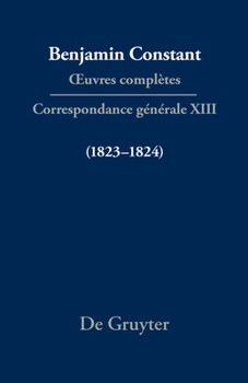 Hardcover Correspondance générale 1823-1824 [French] Book