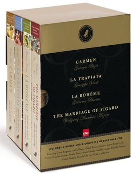 Hardcover Black Dog Opera Library Box Set: Carmen/La Traviata/La Boheme/The Marriage of Figaro [With CD (Audio)] Book