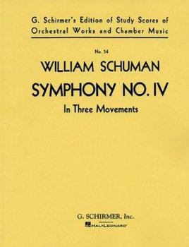 Paperback Symphony No. 4 (in Three Movements): Study Score No. 54 Book