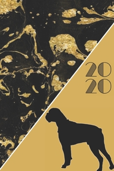 Paperback 2020: 2020 Sunday Start Monthly Calendar and Organizer - Boxer Gift for Women Book