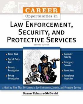 Paperback Career Opportunities in Law Enforcement, Security and Protective Services Book