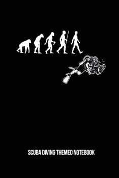 Paperback Scuba Diving Themed Notebook: 6x9in Blank Paper Diver Notebook Notepad Paperback Log-Book Sheets Planner Pages Students School College Book