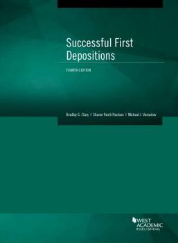 Paperback Successful First Depositions (Coursebook) Book