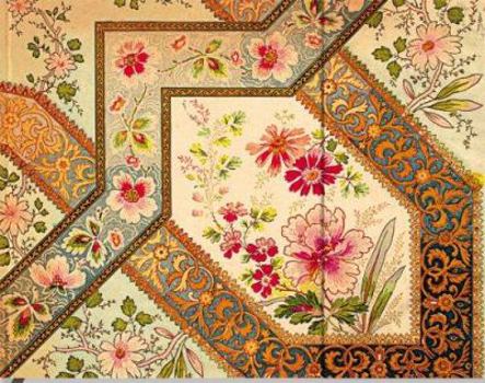 Lyon Florals Filigree Floral Ivory Guest Book Lined