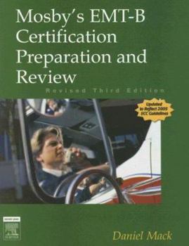 Paperback Mosby's Emt-B Certification Preparation and Review - Revised Reprint Book
