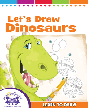 Paperback Let's Draw Dinosaurs Book