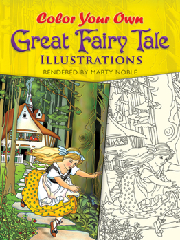Paperback Color Your Own Great Fairy Tale Illustrations Book