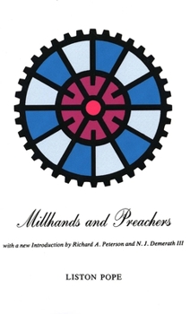 Paperback Millhands and Preachers: A Study of Gastonia Book