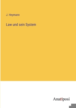 Paperback Law und sein System [German] Book