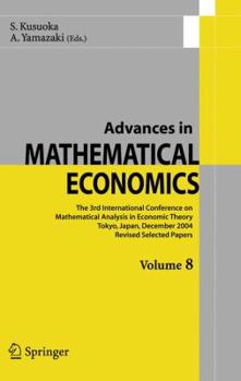 Paperback Advances in Mathematical Economics Volume 8 Book
