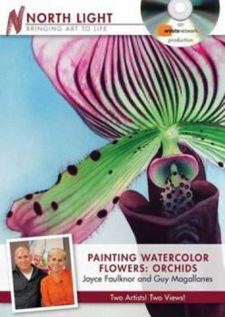 DVD Painting Watercolor Flowers - Orchids Book