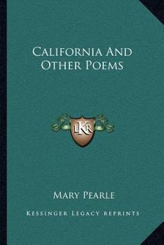 Paperback California And Other Poems Book