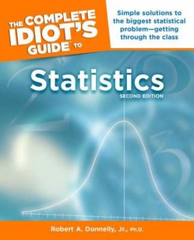 Paperback The Complete Idiot's Guide to Statistics Book