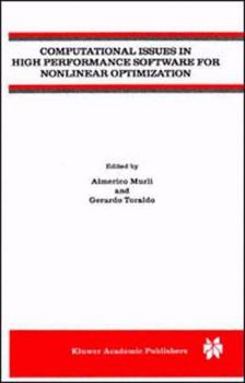 Paperback Computational Issues in High Performance Software for Nonlinear Optimization Book