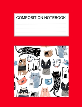 Composition notebook: Ruled (8.5 x 11 in), 110 Pages: Diary Book For Girl, Journal Notebook For Kids, Writing Journal Lined, Cute Pets green (8.5 x 11 in), 110 Pages (cute composition notebook red)