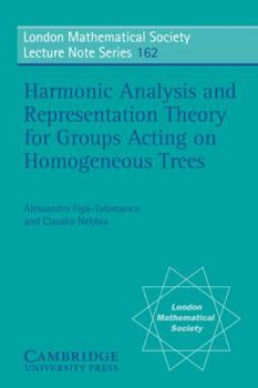 Harmonic Analysis and Representation Theory for Groups Acting on Homogenous Trees - Book #162 of the London Mathematical Society Lecture Note