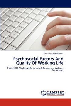 Paperback Psychosocial Factors and Quality of Working Life Book
