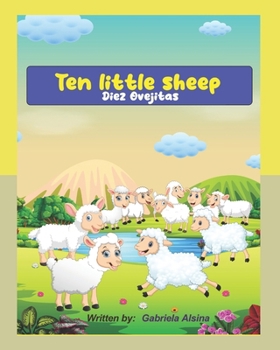 Paperback Ten little sheep: Bilingual: English -Spanish Book