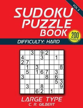 Paperback SUDOKU Puzzle Book - HARD (Volume 3) Book